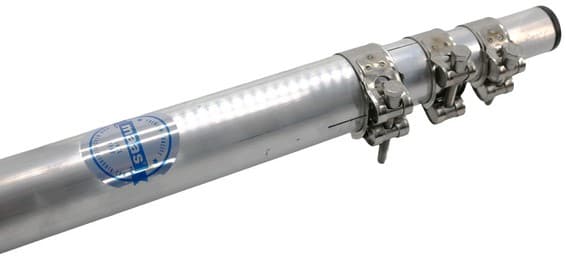 MAAS teleskopowy maszt antenowy dł. 7,80m 6 EL aluminium np. SOTA POTA działka wakacje kamper