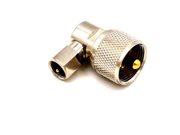 Adapter do anteny CB przejściówka FME/UHF kątowy (bez lutowania) do Scania, MAN i innych ciężarówek