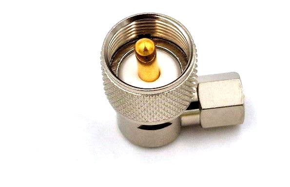 Adapter do anteny CB przejściówka FME/UHF kątowy (bez lutowania) do Scania, MAN i innych ciężarówek