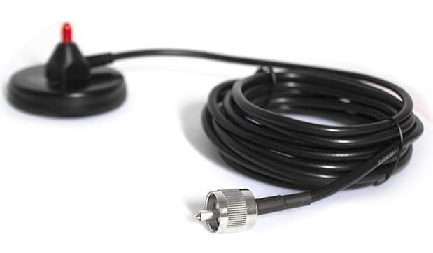 Komunica KP-Mini-Dual PL 50cm antena samochodowa do skanerów, SDR, krótkofalówek VHF/UHF wtyk UC-1