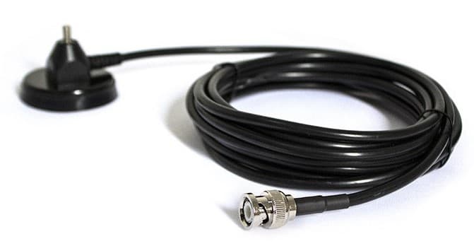 Komunica KP-Mini-Dual BNC 50cm antena samochodowa do skanerów, SDR, krótkofalówek VHF/UHF wtyk BNC np. Uniden, AOR