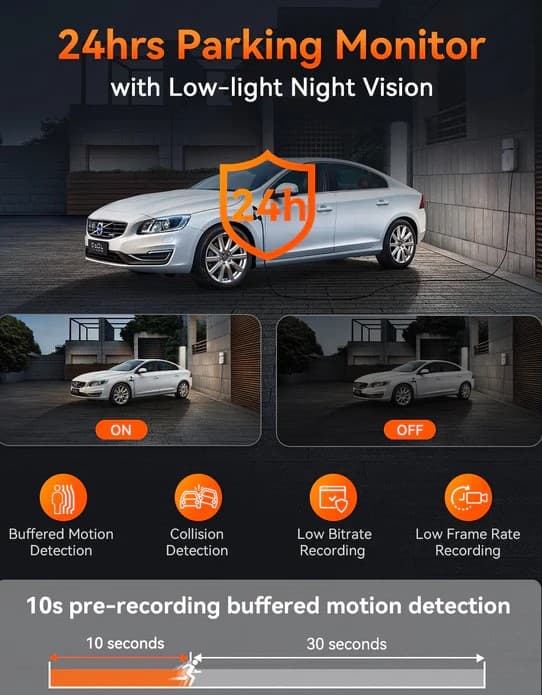 Vantrue N5 4CH przód tył wnętrze x 2 - 360° idealny wideorejestrator np. do TAXI, UBER, BOLT - Łódź, Zbąszyńska 2 (Vantrue Nexus 5)
