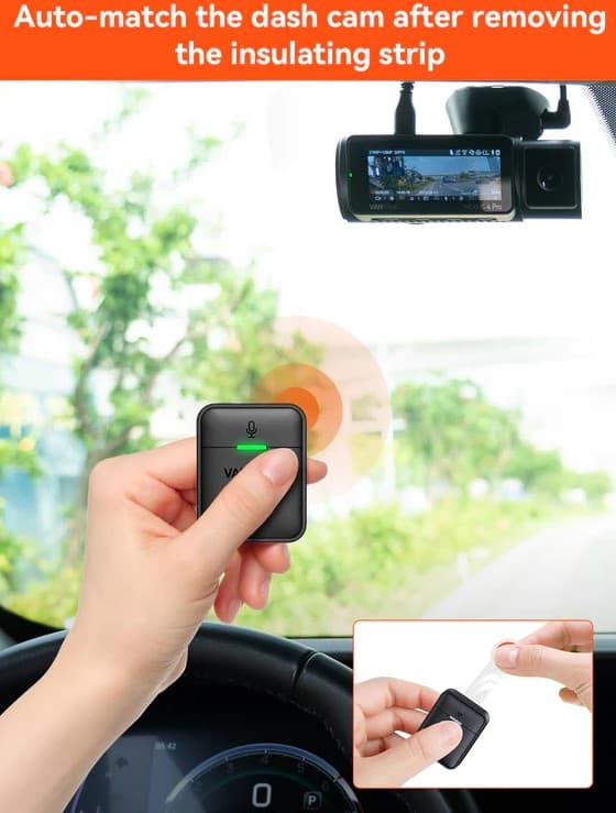 Vantrue pilot zdalnego sterowania do kamery samochodowej E1, E1 Lite, E2, E3, N4 Pro, N5, S1 Pro