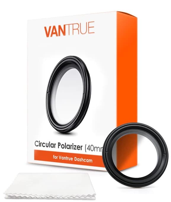 Vantrue filtr polaryzacyjny CPL do kamer samochodowych E1, E1 Lite, E2, E3, N4 Pro, N5 - 40mm