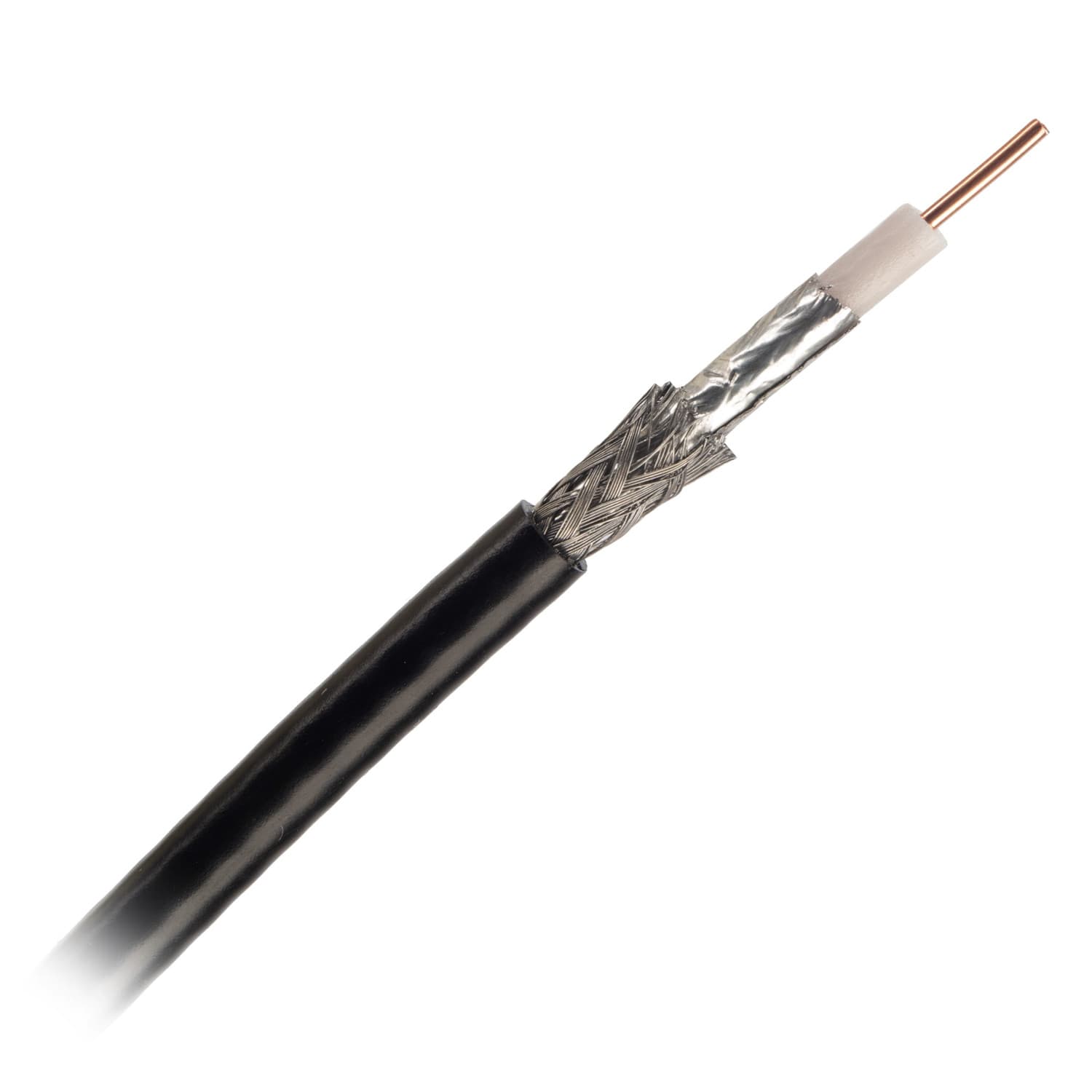 100m Messi Paoloni Airborne 5 superlekki przewód koncentryczny 5mm (.200") 50 Ohm do anten CB, KF, VHF, skanerów, SDR itp.