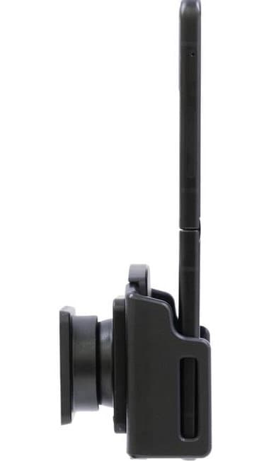 BRODIT 711239 uchwyt uniwersalny z głowicą obrotową do smartfonów szerokość 70-83 mm, grubość 6-10 mm - np. iPhone 12 13 14 15 16 17 Pro, Samsung Z Flip 5 6, Galaxy S24