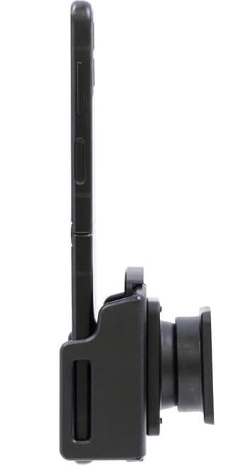 BRODIT 711239 uchwyt uniwersalny z głowicą obrotową do smartfonów szerokość 70-83 mm, grubość 6-10 mm - np. iPhone 12 13 14 15 16 17 Pro, Samsung Z Flip 5 6, Galaxy S24