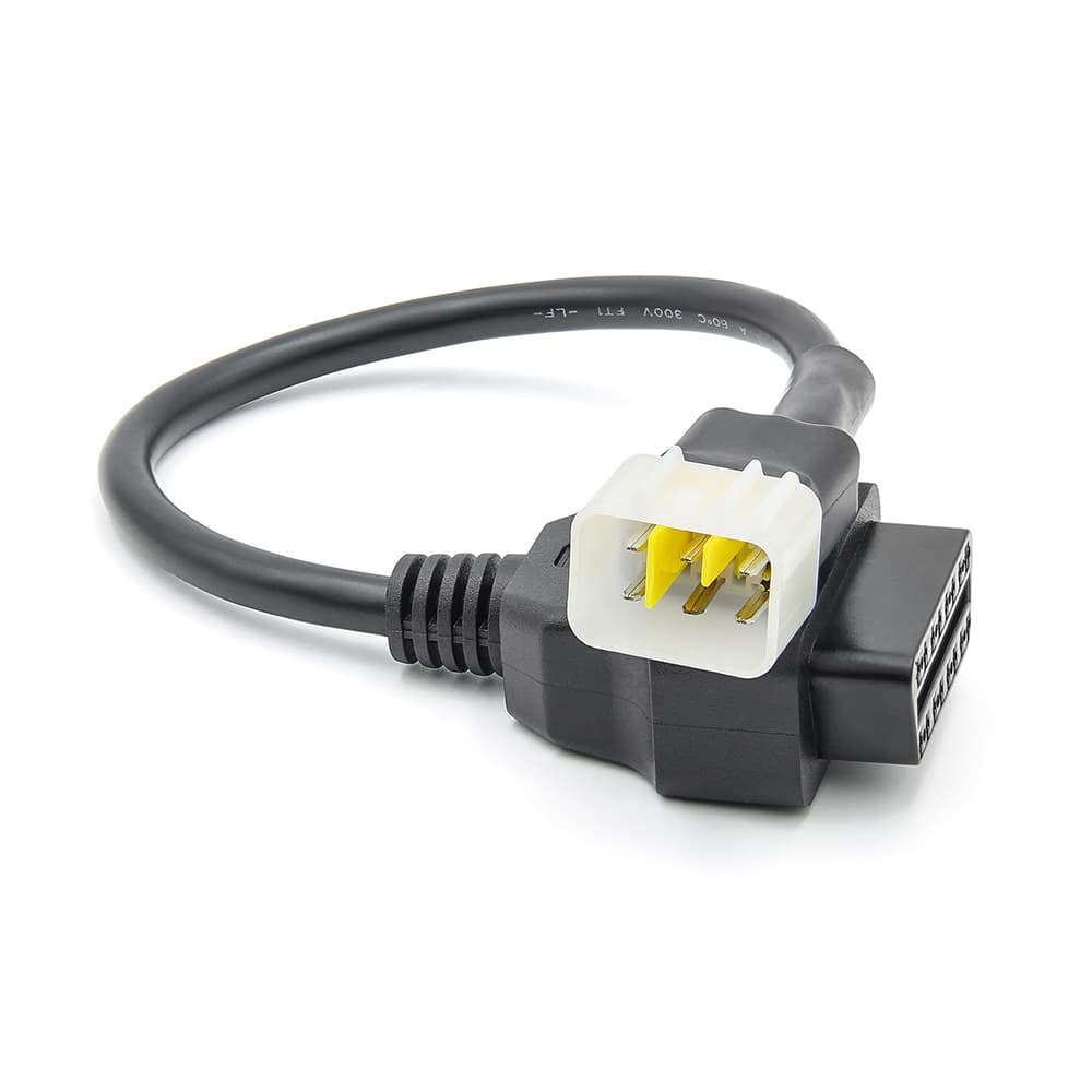 Diagnostyka motocykli BENELLI (ECU DELPHI komunikacja szyna CAN) - Zestaw skaner błędów Vgate VR800 z językiem polskim + adapter 6-pin
