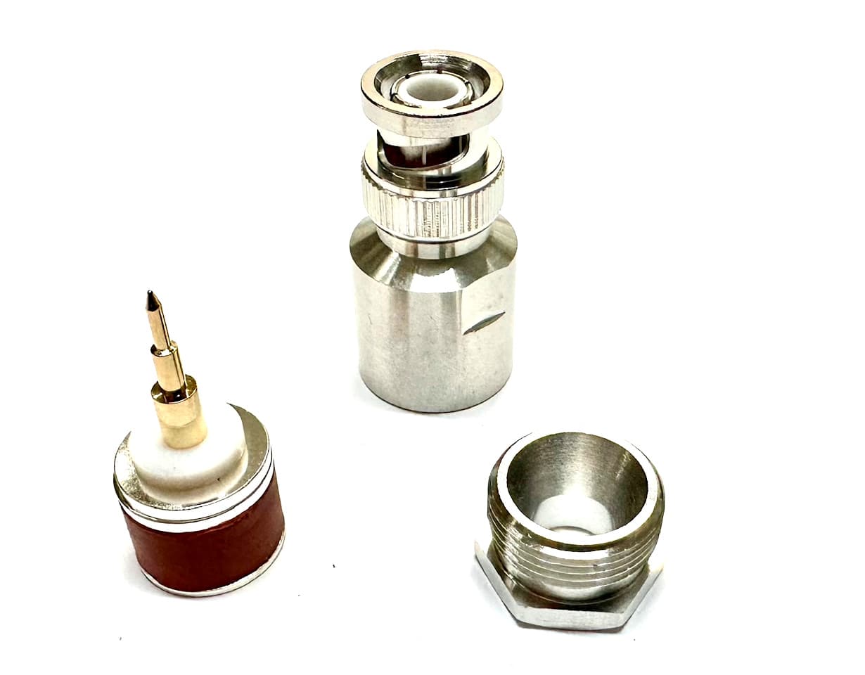 Wtyk skręcany BNC na kabel 7mm np. RF-7, UltraFlex 7, Aircell 7, ExtraFlex 7 Bury
