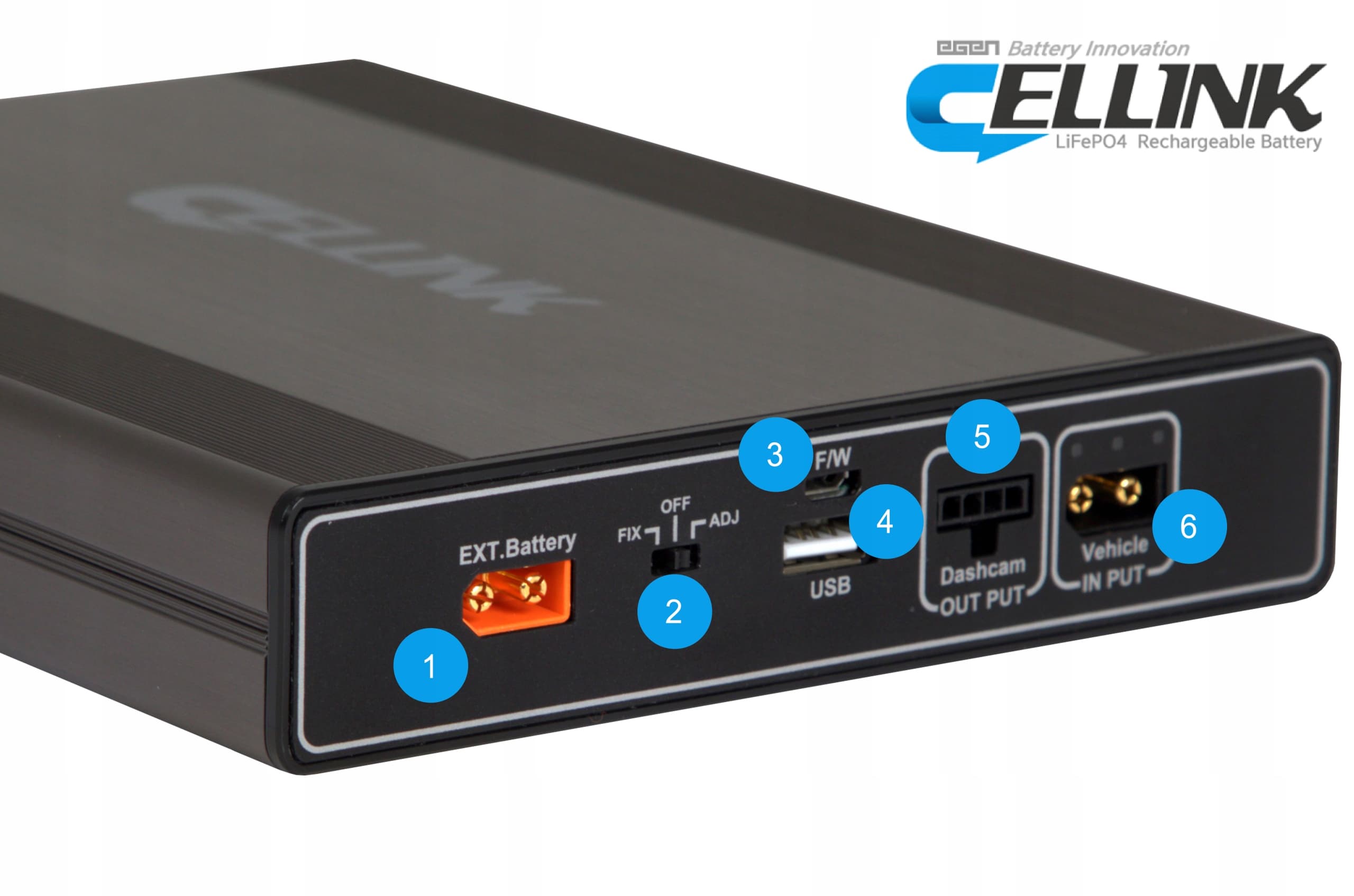 CELLINK NEO 8+S powerbank 12V 7500mAh do zasilania kamery w trybie parking - np. do kamer Viofo, BlackVue, Mio, Vantrue