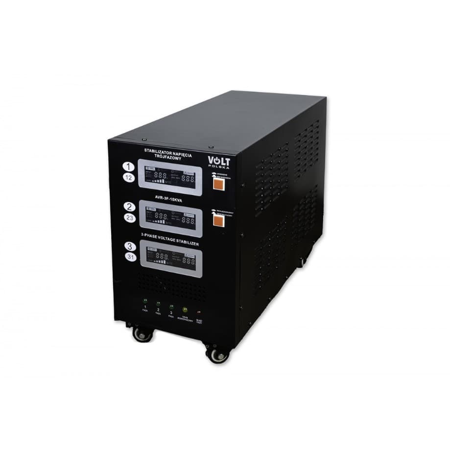 VOLT AVR PRO-3F 15000 3% SERVO trójfazowy automatyczny stabilizator napięcia 400V 15000W (15kW)