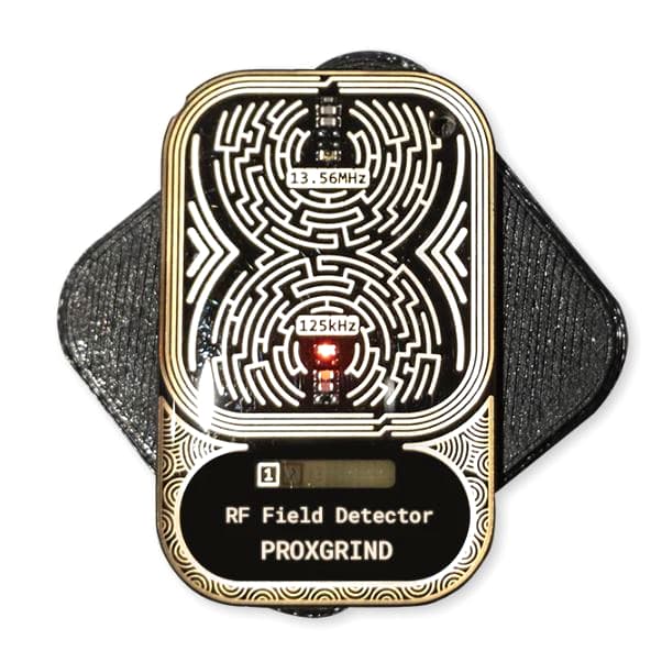 Przenośny mini detektor pola RFID 125 kHz oraz 13,56 MHz - pasywne urządzenie do wykrywania pól RFID