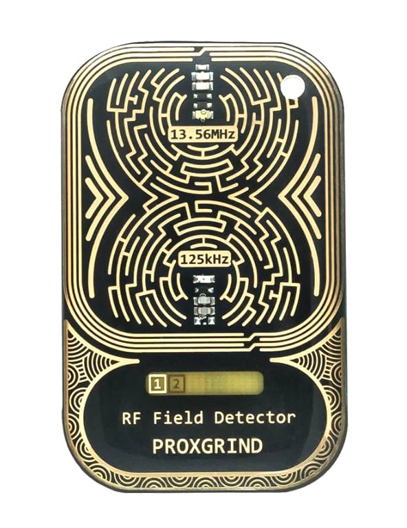 Przenośny mini detektor pola RFID 125 kHz oraz 13,56 MHz - pasywne urządzenie do wykrywania pól RFID