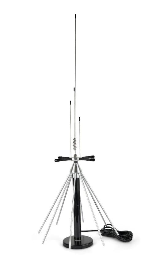Moonraker Skyscan Desktop domowa antena szerokopasmowa do skanera, odbiornika SDR zakres pracy 25-2000MHz / 70cm długości, ok. 4 m kabla z wtykiem BNC