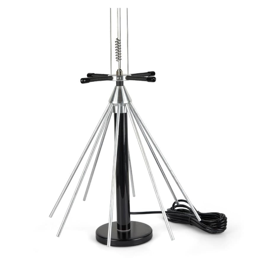 Moonraker Skyscan Desktop domowa antena szerokopasmowa do skanera, odbiornika SDR zakres pracy 25-2000MHz / 70cm długości, ok. 4 m kabla z wtykiem BNC