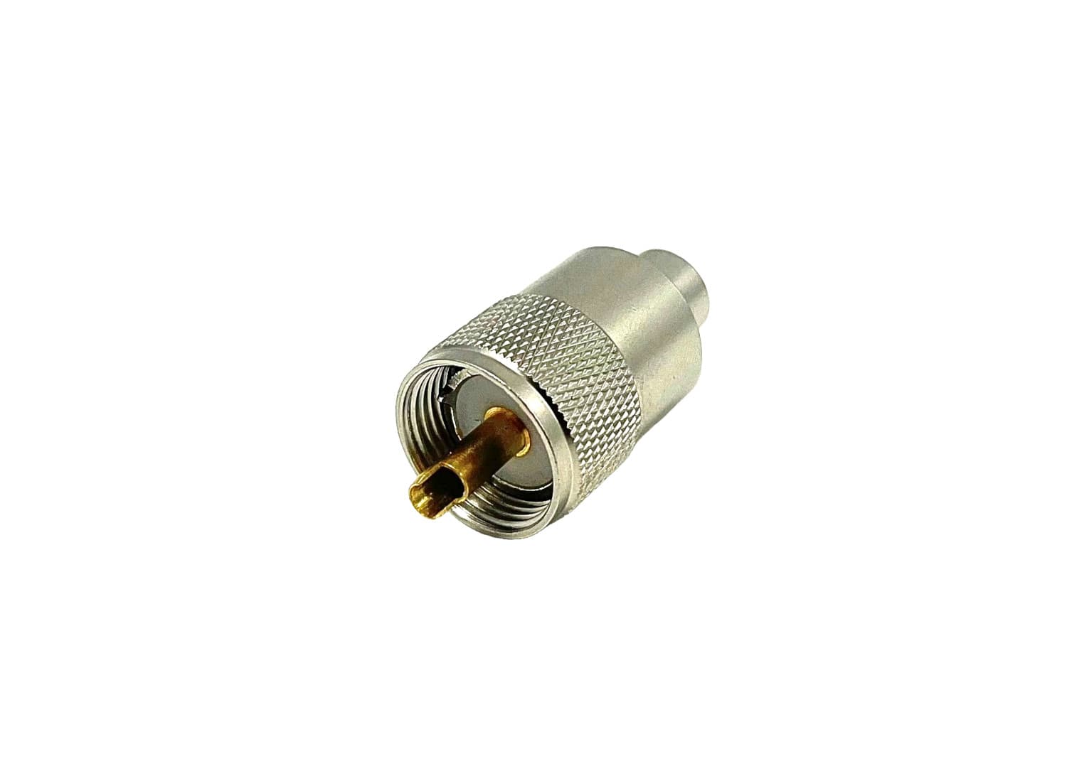 Wtyk UC-1 PL-259/6 PTFE/Gold na przewód RG-58, RF-5, H-155 (RG58, RF5, H155) Team HQ - teflonowy długi