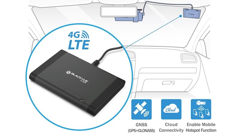 BlackVue CM100GLTE modem LTE 4G do kamer DR750X DR770X DR900X DR970X (usługa Cloud), mobilny hotspot