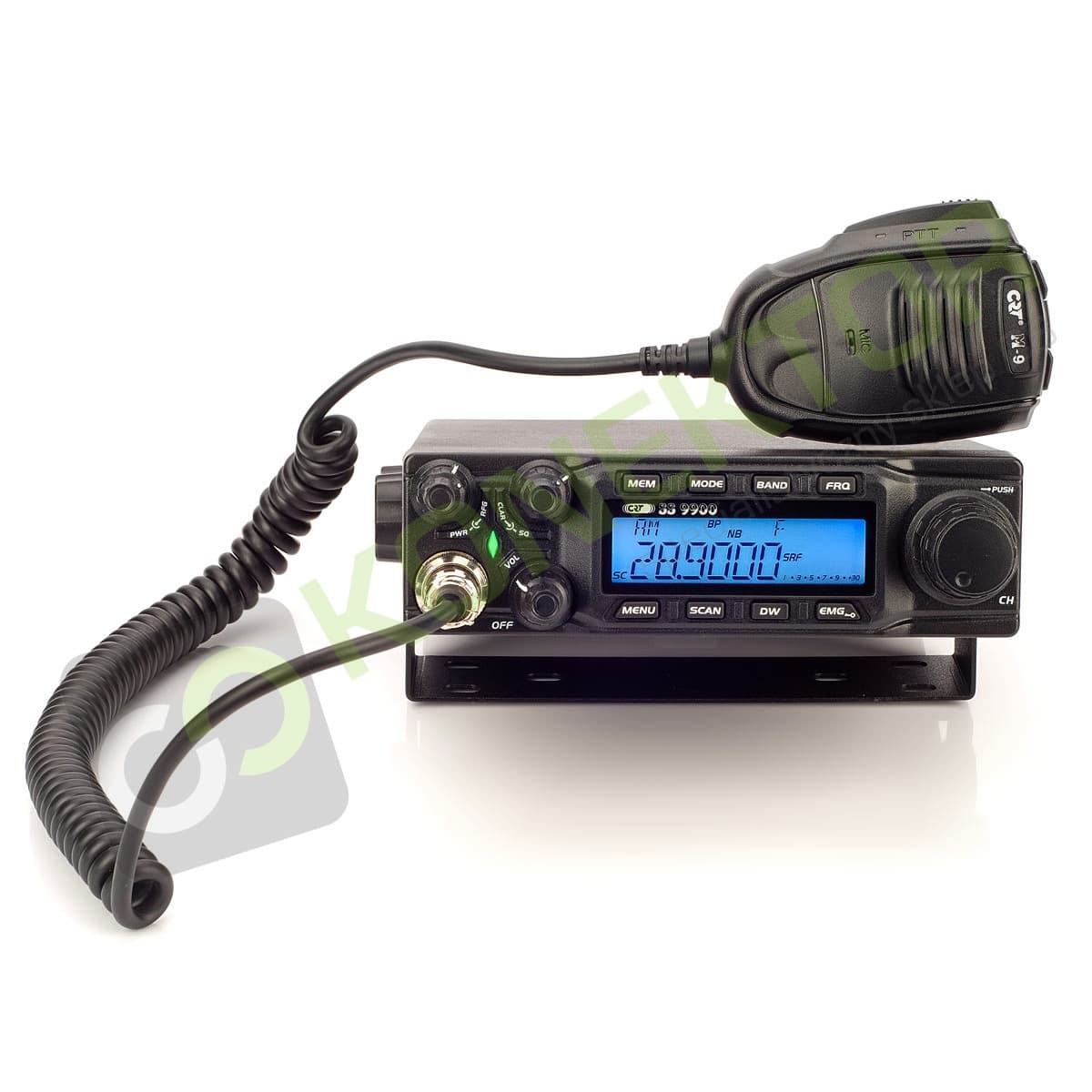 CRT 9900 V4 EXPORT + President DIGIMIKE radio amatorskie AM/FM/SSB TRX 60W - 5-stopniowa redukcja szumów NRC, świetna modulacja, miękki przewód