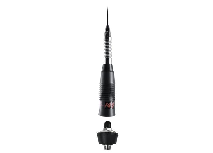 SUPER STAR P-145 TRUCKER Antena CB montażowa długość 145cm kabel 4m + wtyk UC-1 (wersja ze sprężyną - idealna do ciężarówek, busów, maszyn rolniczych, off-road itp,)