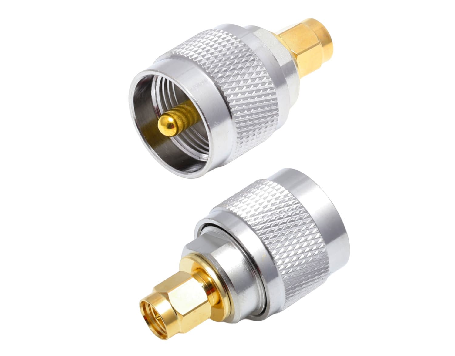 Zestaw adapterów SMA UC-1 SO-239 na cienkim kablu RG-316 50cm - przejściówka PL/SMA-M + 5 adapterów PTFE/Gold RADIORA MIX-CON-50