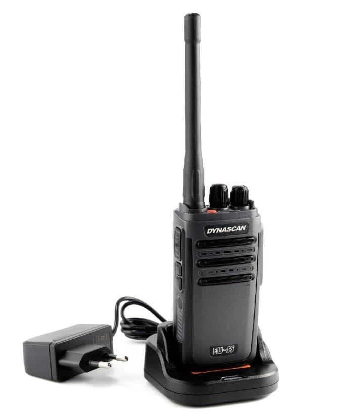 Dynascan EU-55 przenośny radiotelefon profesjonalny PMR 446MHz VOX USB-C IP-65