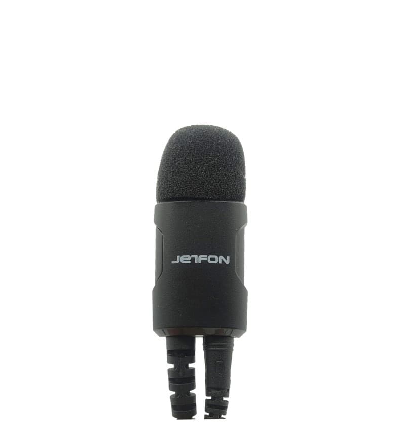 JETFON JR-E1702 mikrofonosłuchawka z zausznikiem D, mikrofon noise cancelling, wtyk K 2-pin np. Baofeng, TYT, Wouxun, Kenwood itp.