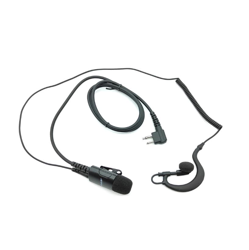 JETFON JR-E1703 mikrofonosłuchawka z zausznikiem D, mikrofon noise cancelling, wtyk 2-pin Motorola np. CP040 CP140 GP300 DP1400 XT420 XT460, Yaesu FT-4X, FT-65