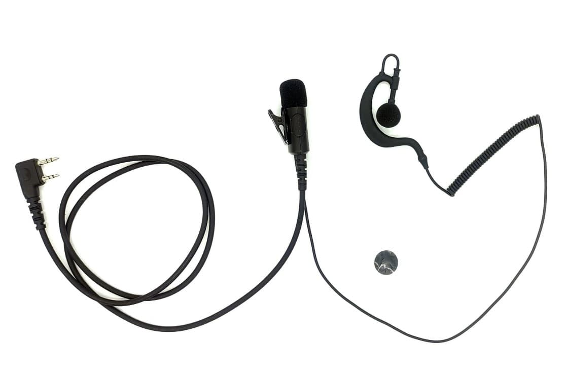 JETFON JR-E1702 mikrofonosłuchawka z zausznikiem D, mikrofon noise cancelling, wtyk K 2-pin np. Baofeng, TYT, Wouxun, Kenwood itp.