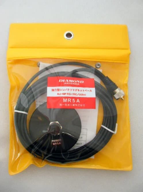Diamond MR5A kompaktowa podstawa magnetyczna śr. 8,5cm (złącze M + 5m kabla z wtykiem UC-1) np. do AZ-503, NR-770-S