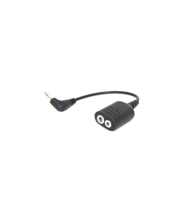Przejściówka z 2-pinowego złącza Motorola na 1-pinowe złącze Motorola - adapter Komunica ADAP-M1/M2 np. do T80, T82, T92, T60 itp.