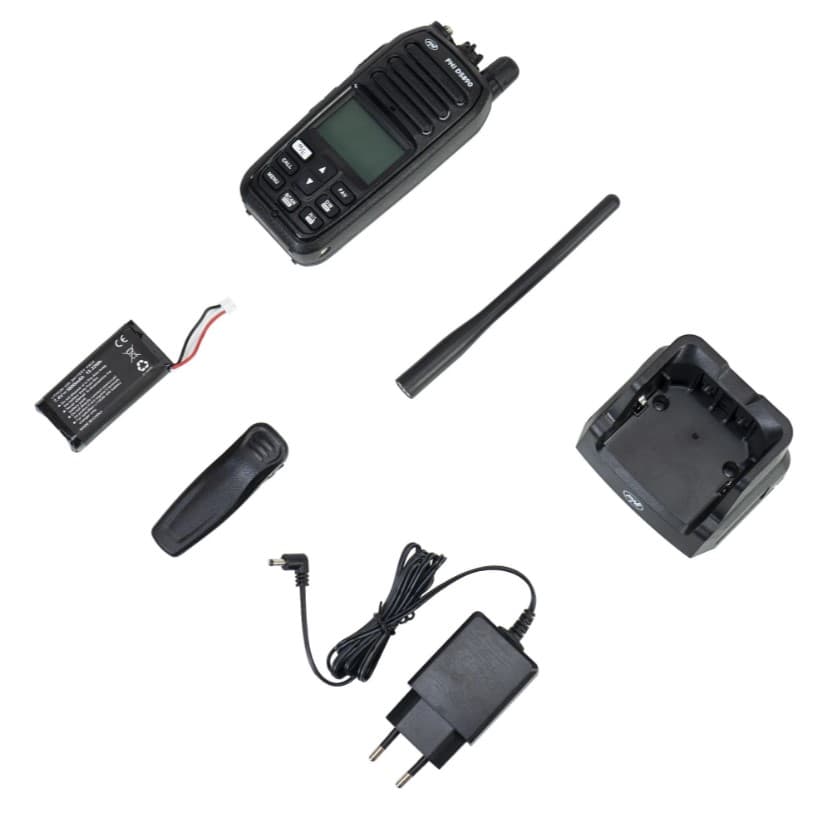 PNI DS890 ręczny radiotelefon morski VHF IP67, pływający, moc 5W, NRC, WX, czujnik wody - możliwość rejestracji w UKE