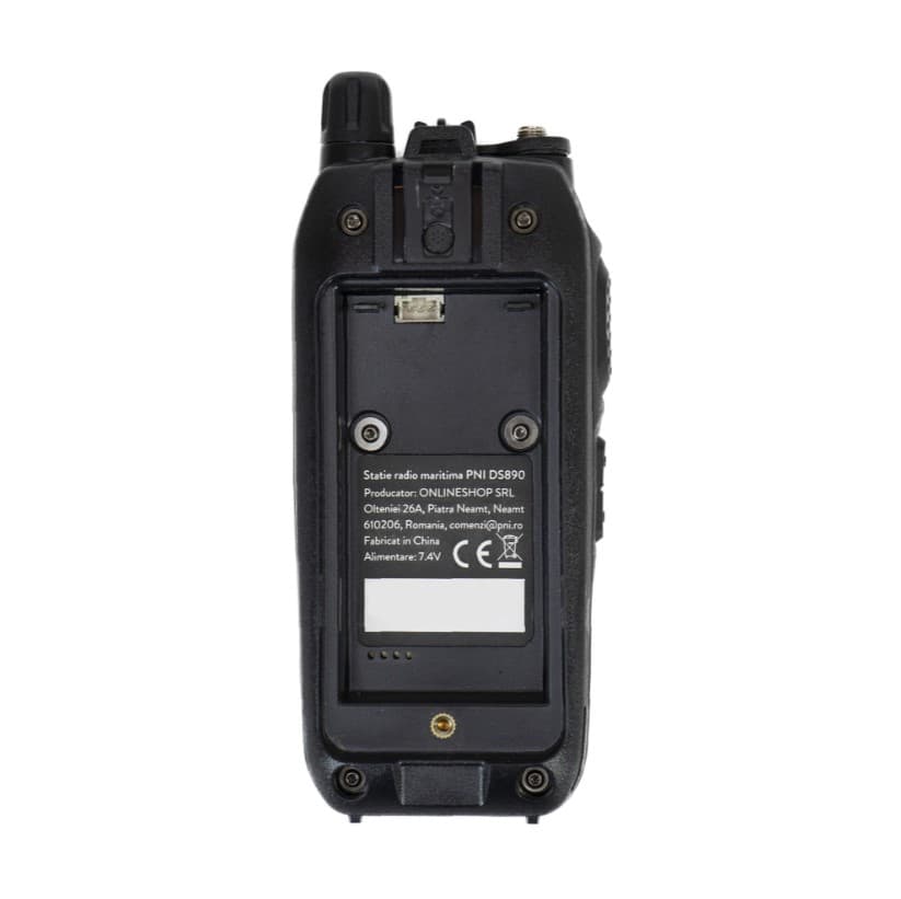 PNI DS890 ręczny radiotelefon morski VHF IP67, pływający, moc 5W, NRC, WX, czujnik wody - możliwość rejestracji w UKE