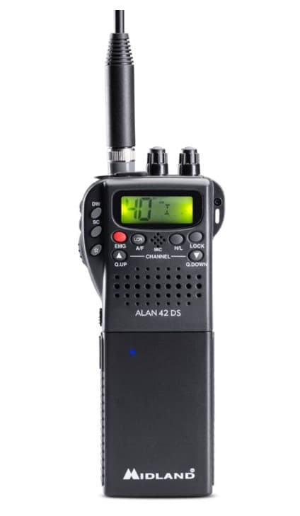 ALAN 42 DS Lithium CB radio ręczne / przenośne - najnowsza wersjaz ładowaniem USB-C i akumulatorem 2800 mAh (nowy ręczniak Alan 42 LITHIUM EDITION)