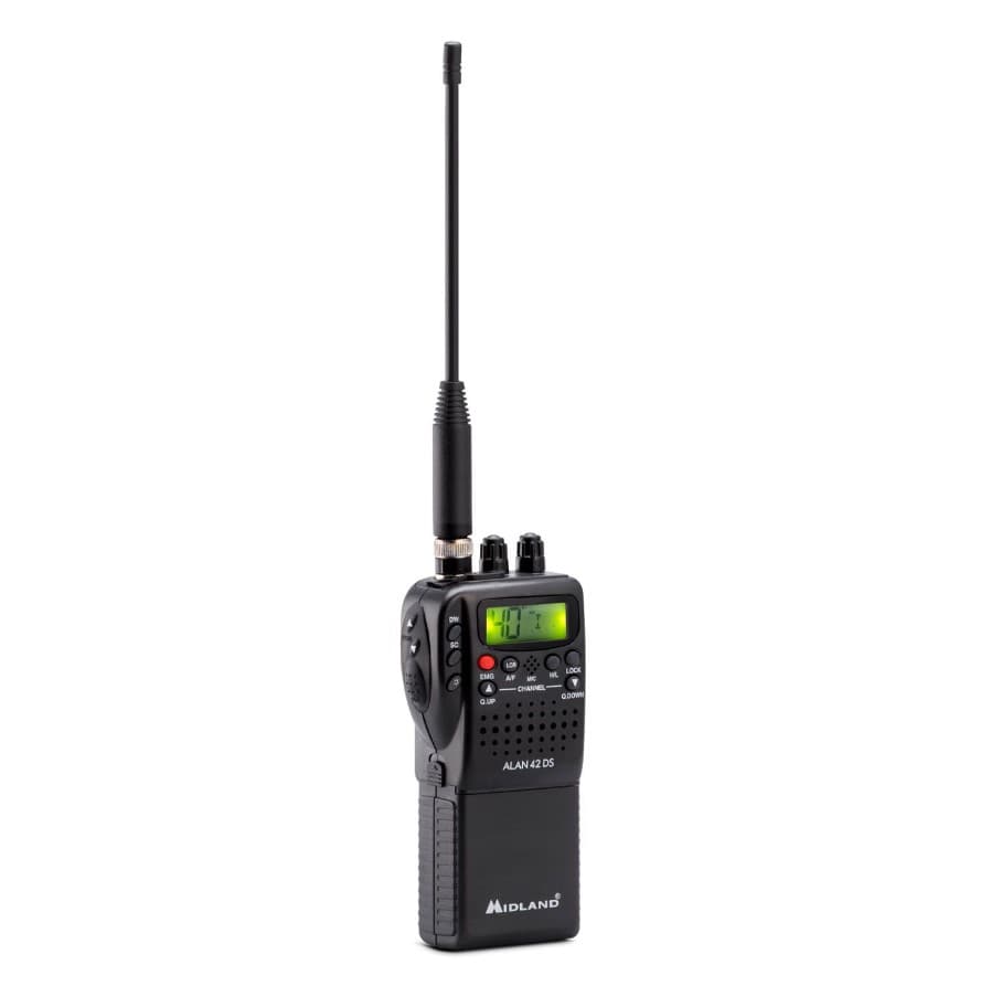 ALAN 42 DS Lithium CB radio ręczne / przenośne - najnowsza wersjaz ładowaniem USB-C i akumulatorem 2800 mAh (nowy ręczniak Alan 42 LITHIUM EDITION)
