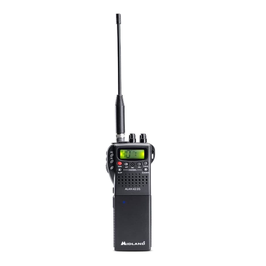 ALAN 42 DS Lithium CB radio ręczne / przenośne - najnowsza wersjaz ładowaniem USB-C i akumulatorem 2800 mAh (nowy ręczniak Alan 42 LITHIUM EDITION)
