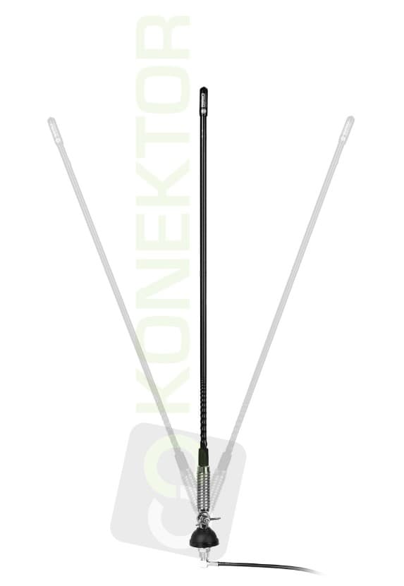 SIRIO T-3 27 wersja FME Antena CB helikalna montażowa 62cm kabel 4m ze złączem FME m. in. do ciężarówek Scania, MAN, Volvo itp.