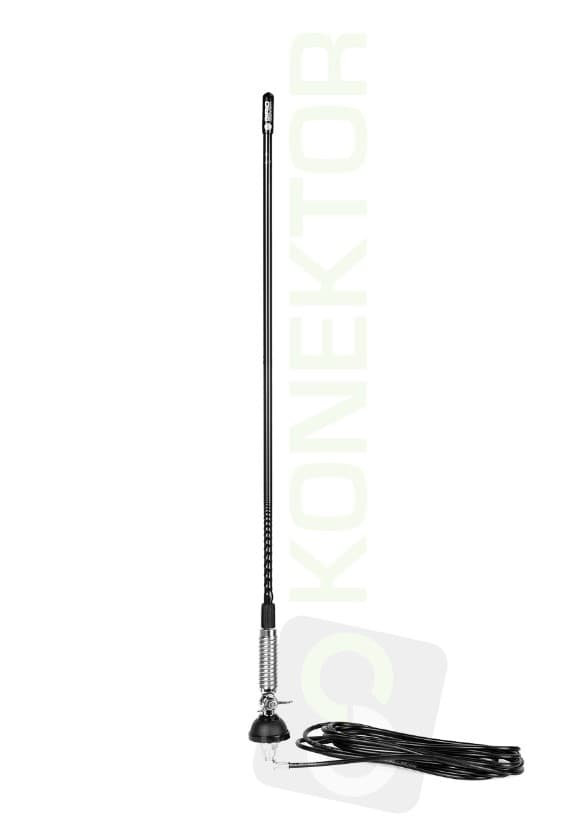 SIRIO T-3 27 wersja FME Antena CB helikalna montażowa 62cm kabel 4m ze złączem FME m. in. do ciężarówek Scania, MAN, Volvo itp.