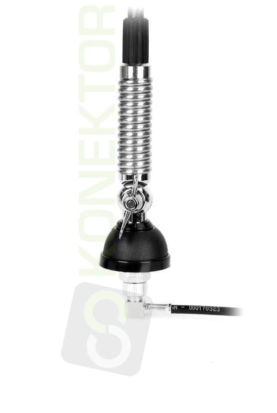 SIRIO T-3 27 wersja FME Antena CB helikalna montażowa 62cm kabel 4m ze złączem FME m. in. do ciężarówek Scania, MAN, Volvo itp.