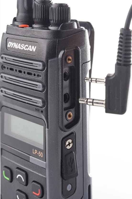 DYNASCAN LP-66 radiotelefon przenośny 5W VHF pasmo 4m 70MHz / 66-88MHz, duża bateria 2000mAh