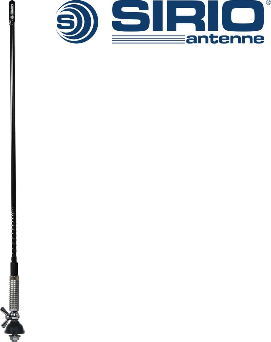 SIRIO T-3 27 wersja FME Antena CB helikalna montażowa 62cm kabel 4m ze złączem FME m. in. do ciężarówek Scania, MAN, Volvo itp.