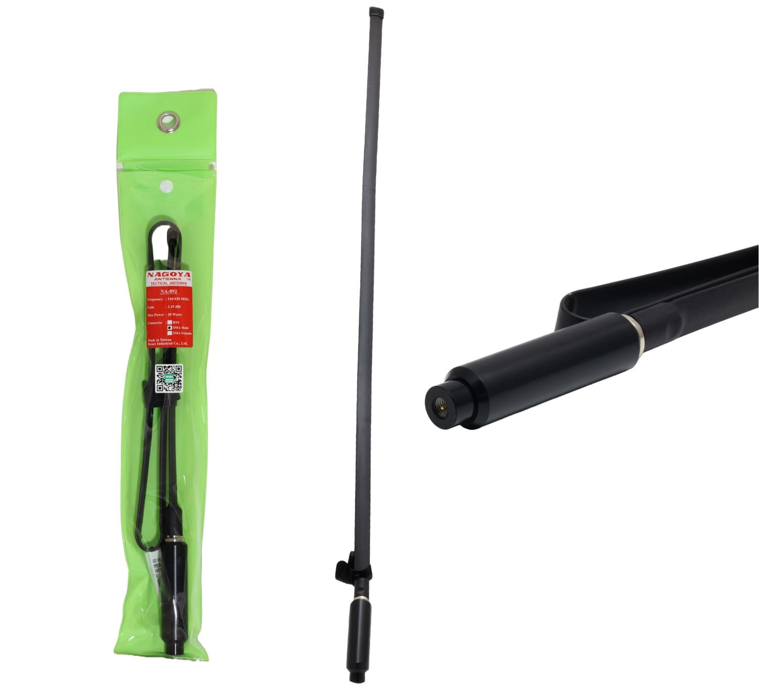 Nagoya NA-892 SMA-M długość 80cm antena taktyczna VHF/UHF do krótkofalówek, skanerów np. Wouxun, TYT, Yaesu, Icom, Kenwood, AOR, Uniden