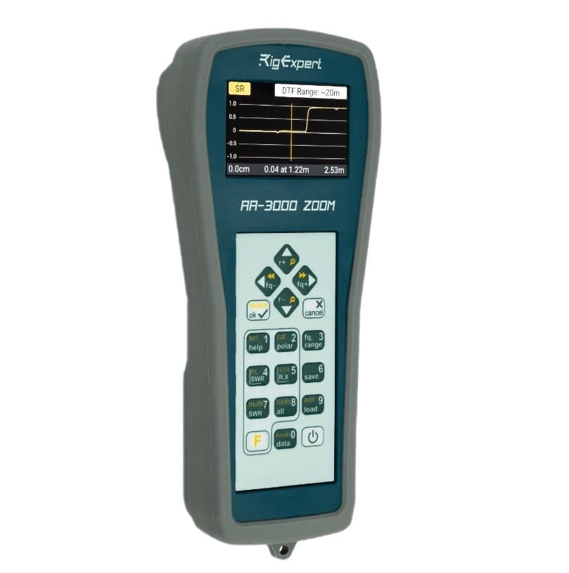 RigExpert AA-3000 Zoom analizator antenowy 0.1-3GHz, Bluetooth