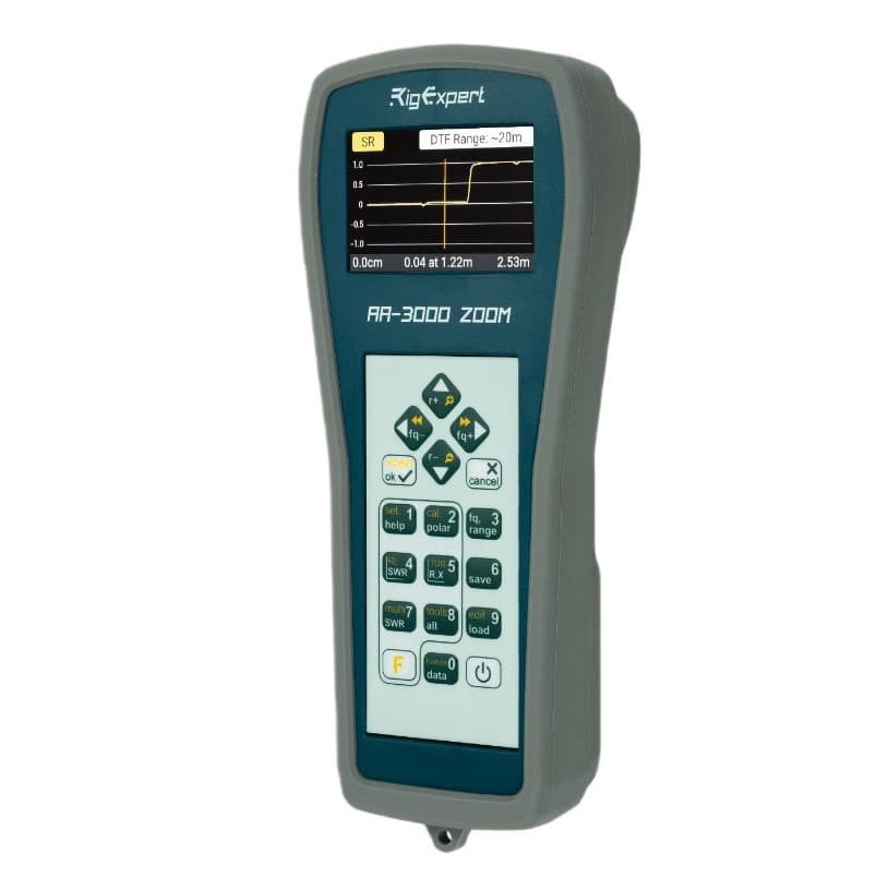 RigExpert AA-3000 Zoom analizator antenowy 0.1-3GHz, Bluetooth
