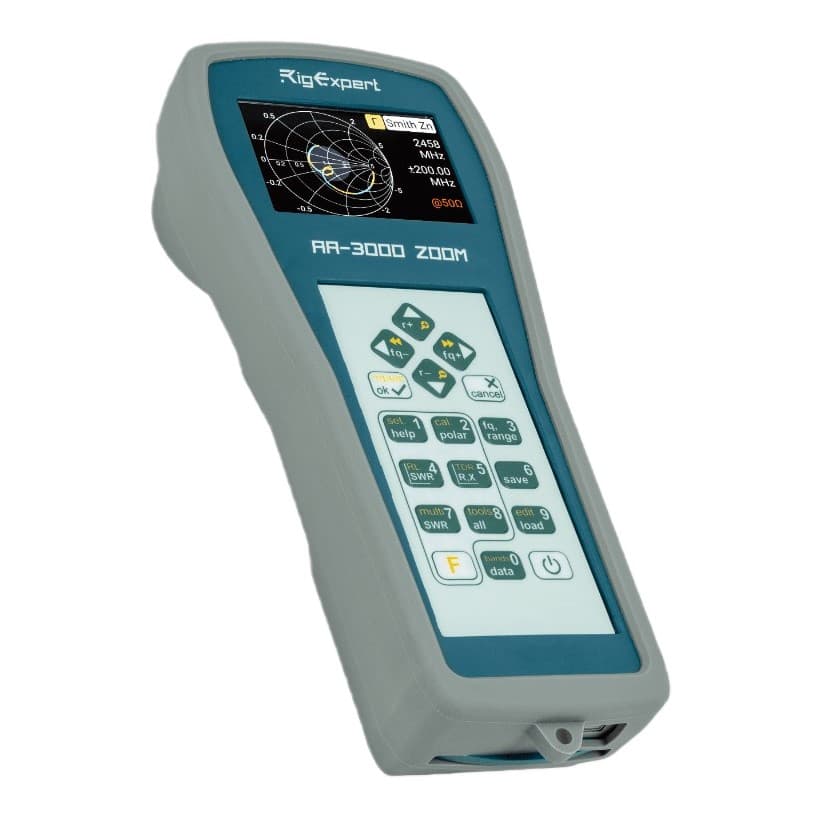 RigExpert AA-3000 Zoom analizator antenowy 0.1-3GHz, Bluetooth