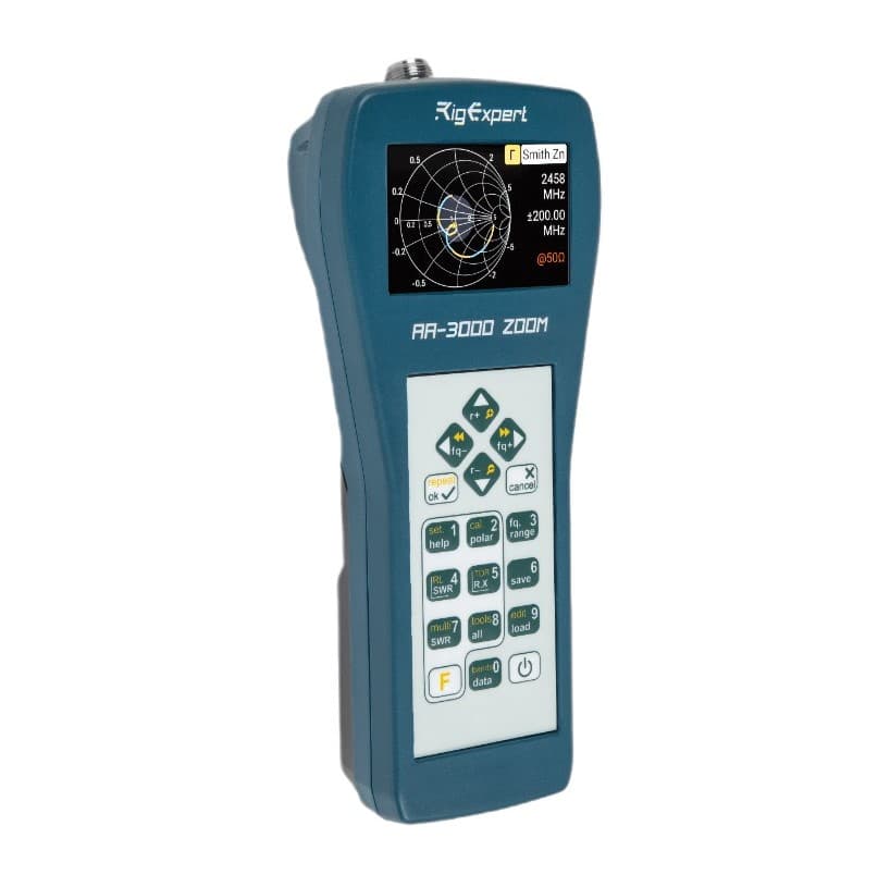 RigExpert AA-3000 Zoom analizator antenowy 0.1-3GHz, Bluetooth