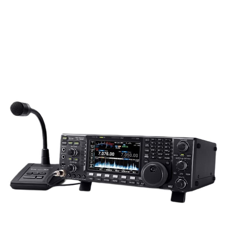 Icom SM-50 mikrofon dynamiczny stołowy z przedwzmacniaczem, funkcja UP/DOWN np. do IC-7100, IC-7300, IC-9700
