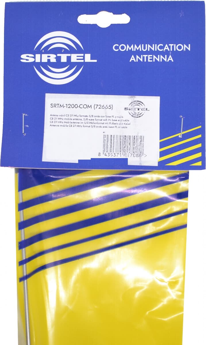 SIRTEL SANTIAGO 1200 Antena CB montażowa 191cm kabel 4,2m (wersja 2024)