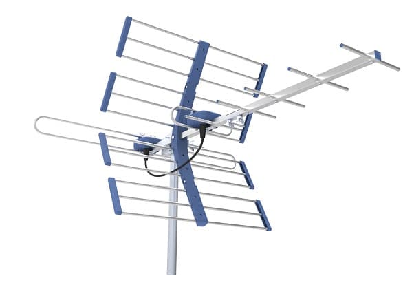 TELKOM TELMOR TT-W19 antena kierunkowa TV DVB -T2 VHF/UHF (polaryzacja pionowa/pozioma VHF) DAB+ MUX-8