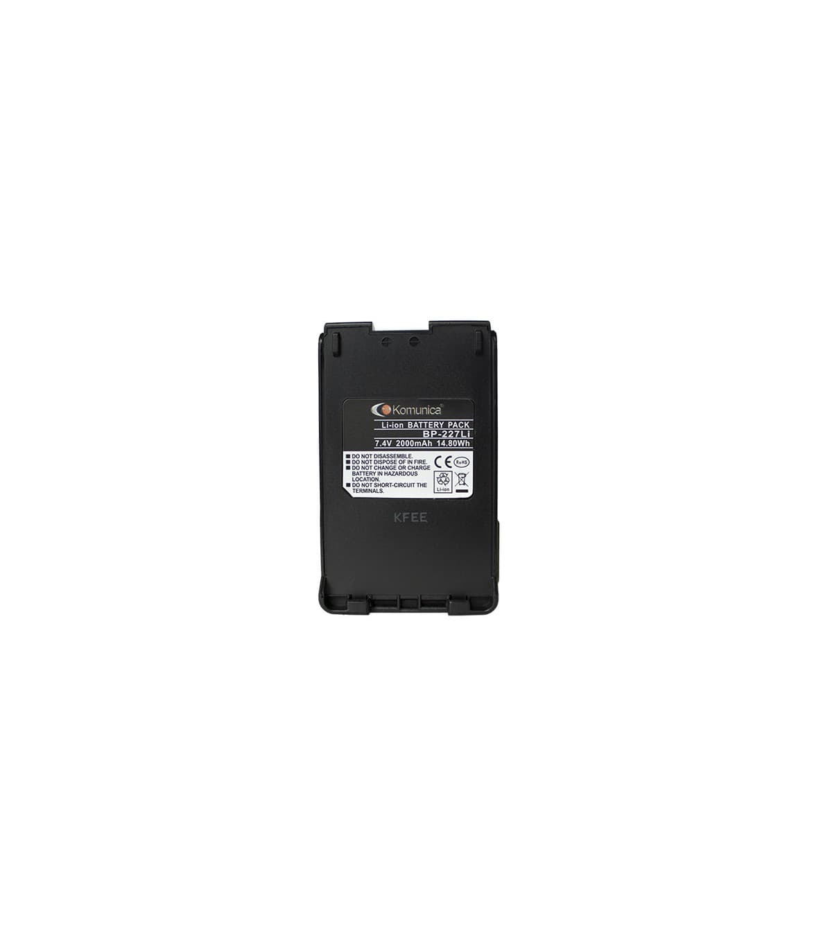 Komunica BP-227 Li akumulator 2000mAh np. do Icom IC-M87, IC-M88, IC-F50, IC-F51, IC-F60, IC-F61, IC-V85E - zamiennik Icom BP-227