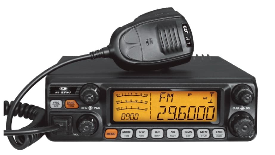CRT SS 8900 radiotelefon amatorski 10m AM/FM/SSB 60W, CTCSS/DTMF, NRC, VOX, odbiornik VHF 136-174MHz (następca CRT 7900 V TURBO)